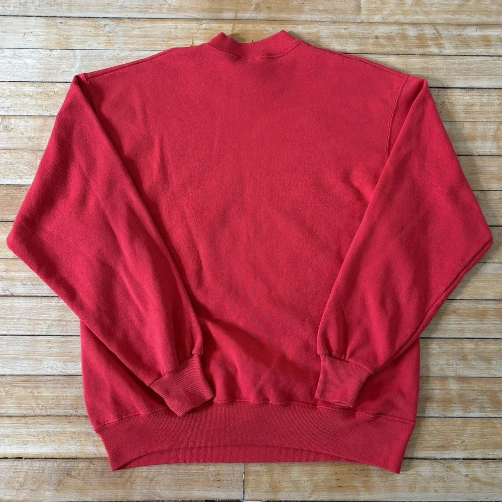 VTG 80s Rudolph Red-Nosed Reindeer Christmas Crewneck Sweatshirt Size L USA